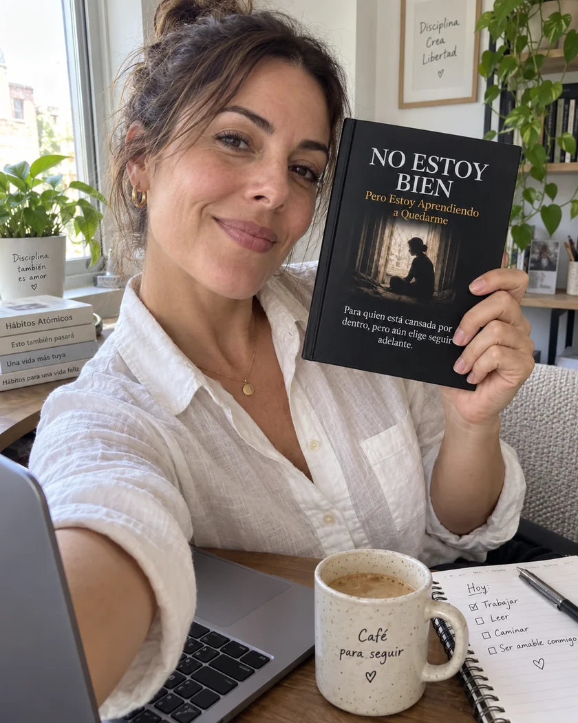 Lectora del libro No Estoy Bien en Chile